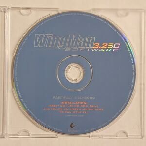 Logitech Wingman 3.25C Software PC CD Part 601 620-3909